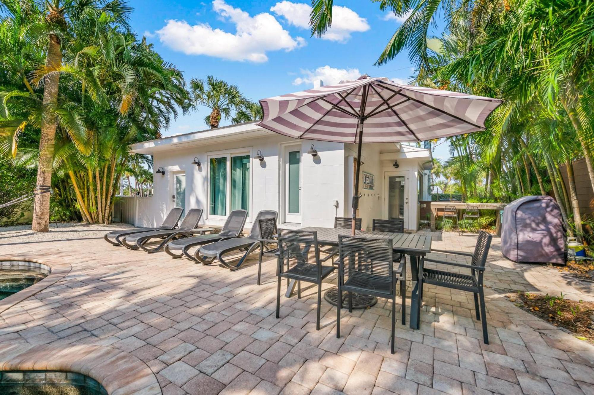Sandy Pants - Designer Beach Chic Home Steps To Beach Backyard Oasis W Heated Pool Anna Maria Exterior photo